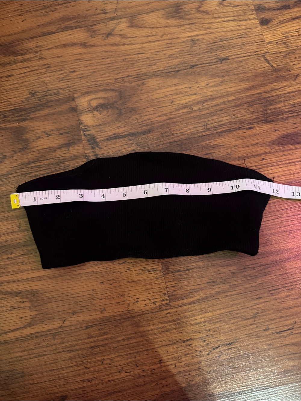 Black Ribbed Tube Top 2.R.4 - Picture 4 of 4
